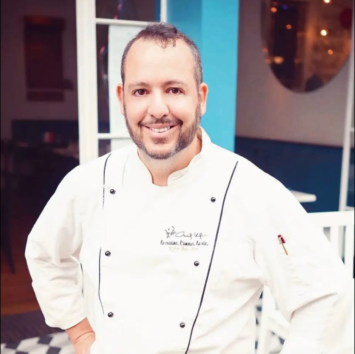 Chef Kfir Ben-Ari, private executive chef in New York, at work