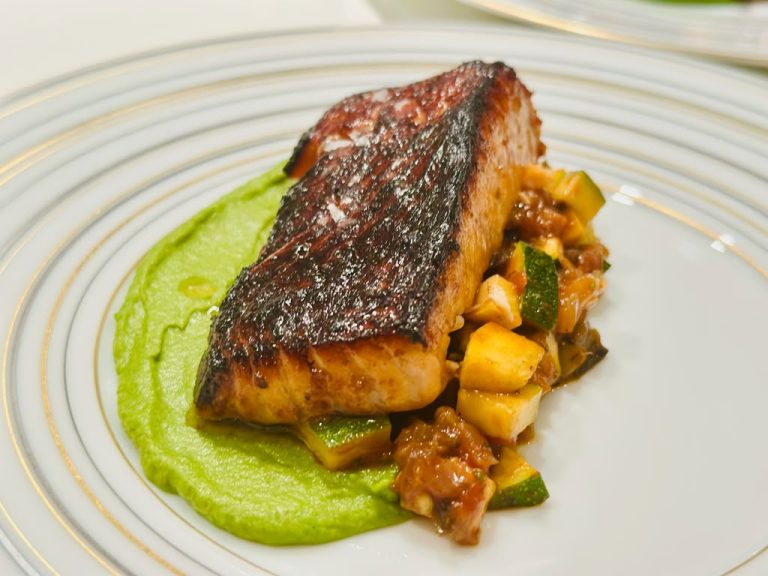 Dish by Chef Kfir Ben-Ari, private chef and sommelier in New York