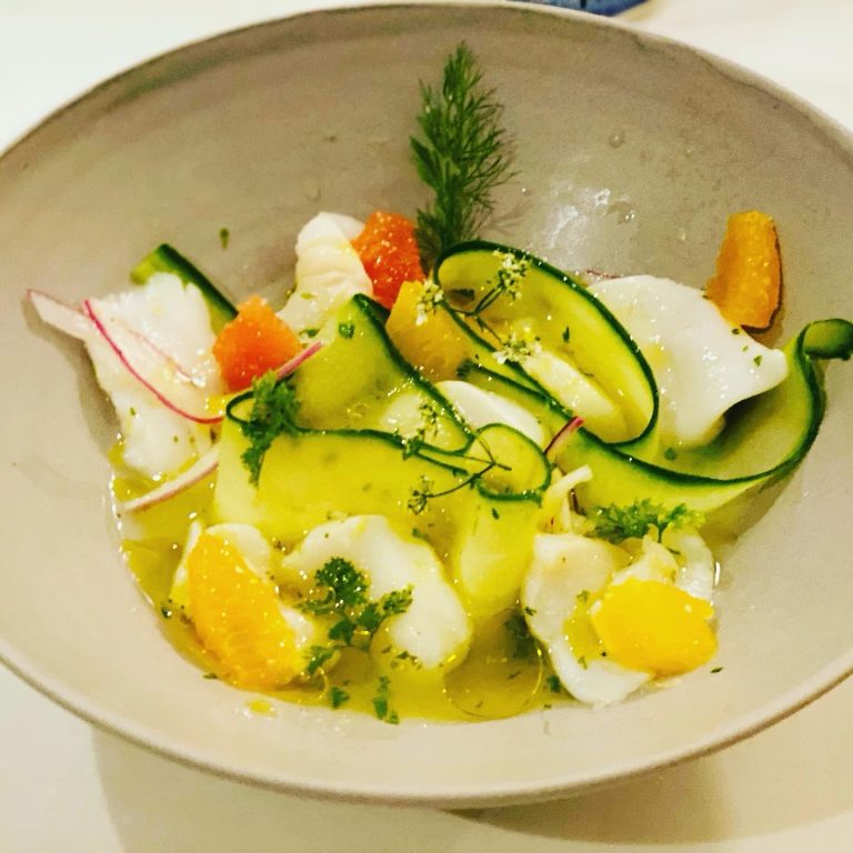Dish by Chef Kfir Ben-Ari, private chef and sommelier in New York