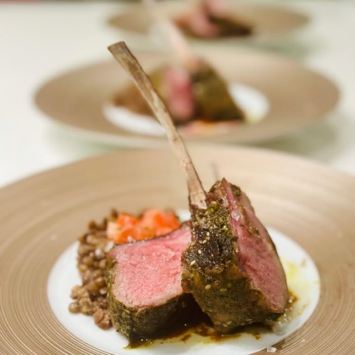 Dish by Chef Kfir Ben-Ari, private chef and sommelier in New York