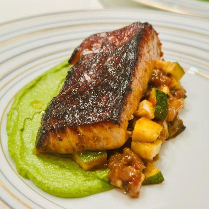 Dish by Chef Kfir Ben-Ari, private chef and sommelier in New York