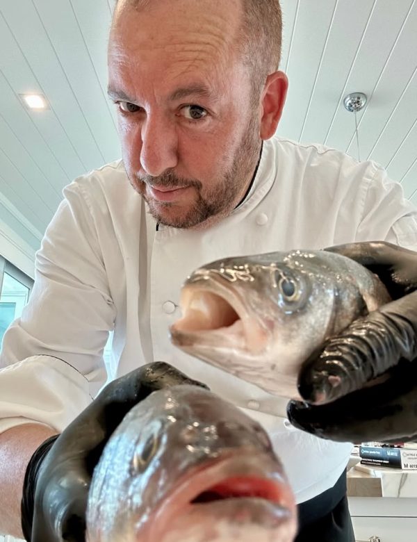 Chef Kfir Ben-Ari, private executive chef in New York, at work